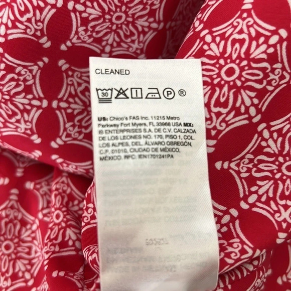 Chico’s NWT Bi-Stretch Maraschino Cherry Jacket Size Chico’s sizing 2 - Picture 9 of 11